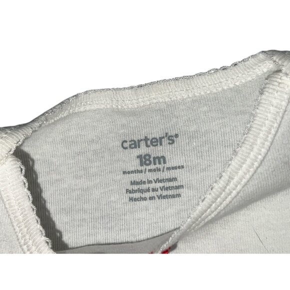 Carters Jumping Beans Baby Girls 18M Long Sleeve Christmas Bodysuit Set - Picture 2 of 9